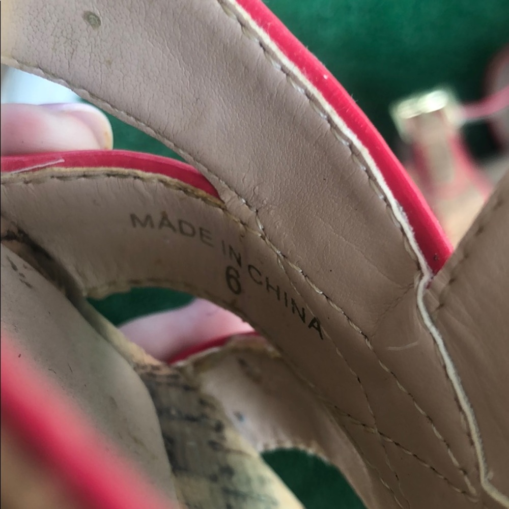 Dolce Vita Cork Heels - Picture 7 of 7